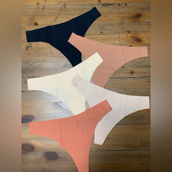boutique Other - Neutral Seamless Thong Panties Bundle NWT